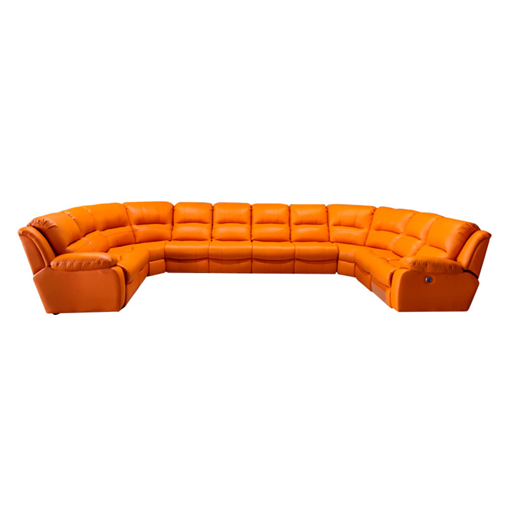 Home Cinema Theater - Luxury Oversized Sectional Recliner Sofa with