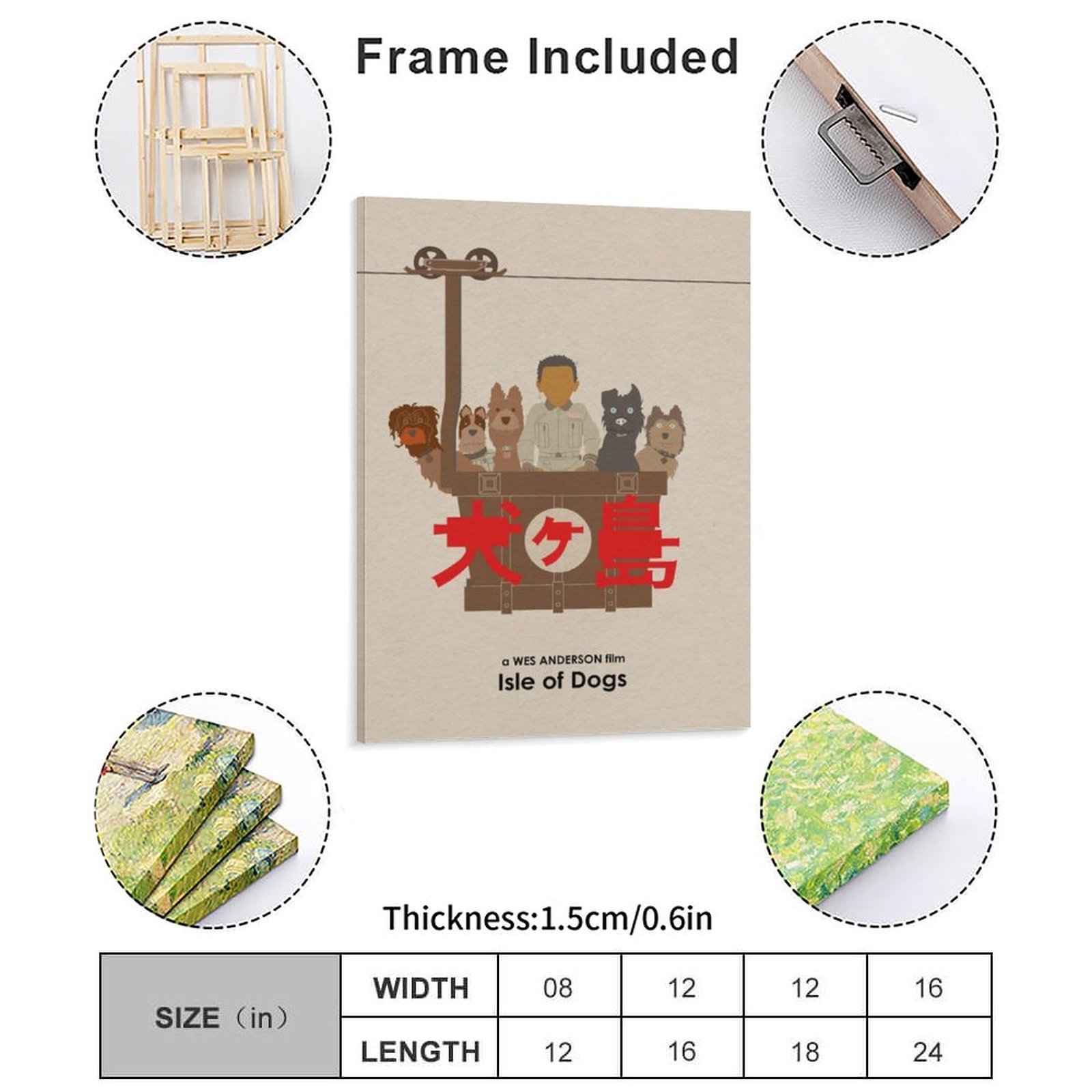 Wes Anderson Isle Of Dogs Movi - Home Cinema Room 评论和价格