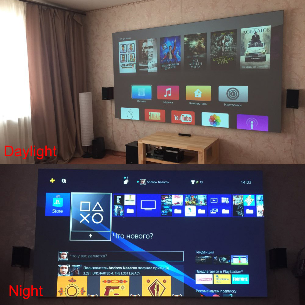 Salange Projector Screen,60 10 - Home Cinema Blanc 评论和价格