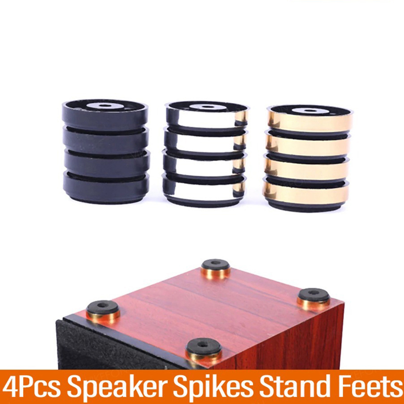 4Pcs Speaker Spikes Stand Part - Home Cinema Theater 评论和价格