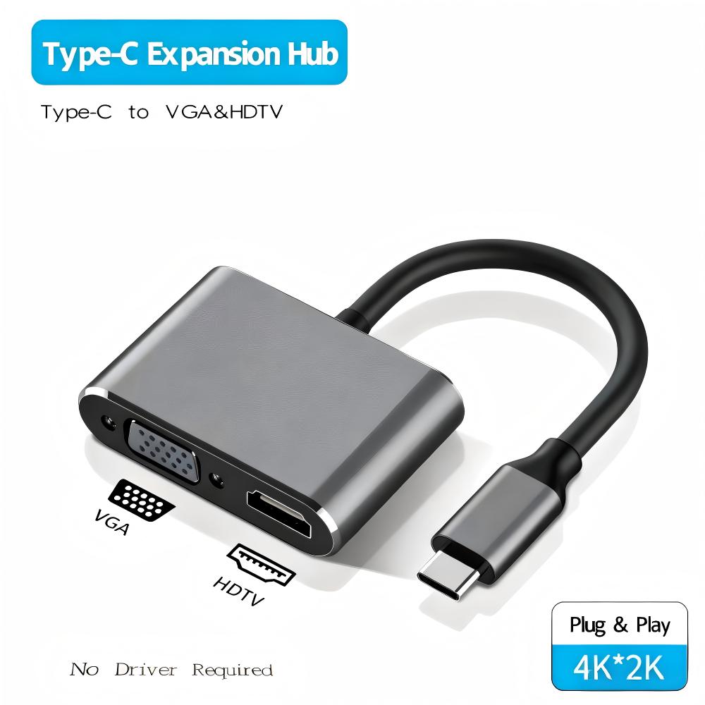 USB 3.0/TYPE-C to HDMI VGA Ada - Home Cinema Usb 评论和价格