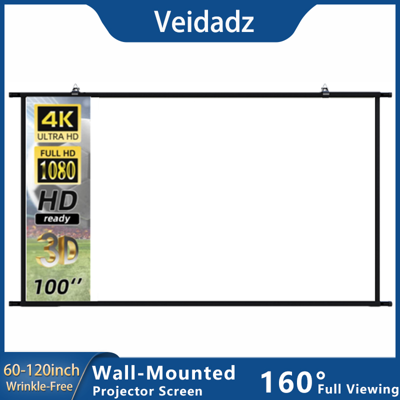 VEIDADZ Projector Screen Wall  - Home Cinema Blanc 评论和价格