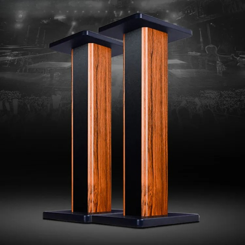 Solid Wood Speaker Stand Floor - Home Cinema Theater 评论和价格