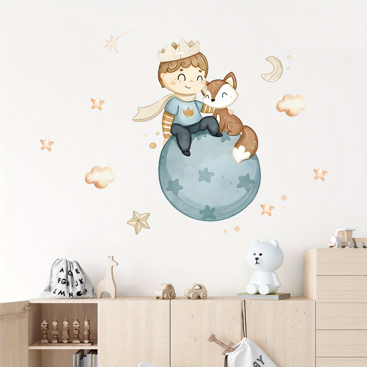 Cartoon Cute Prince Fox Balloo - Home Cinema Room 评论和价格