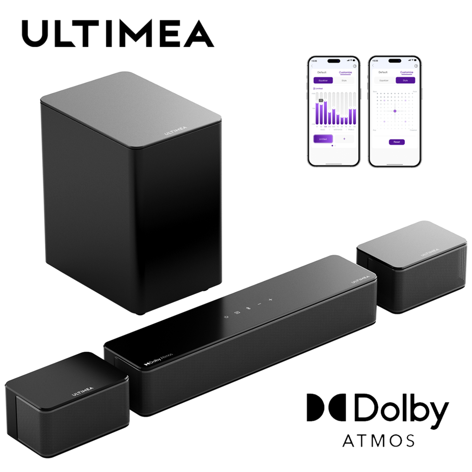 ULTIMEA 5.1 Soundbar with Dolb - Home Cinema Atmos 评论和价格