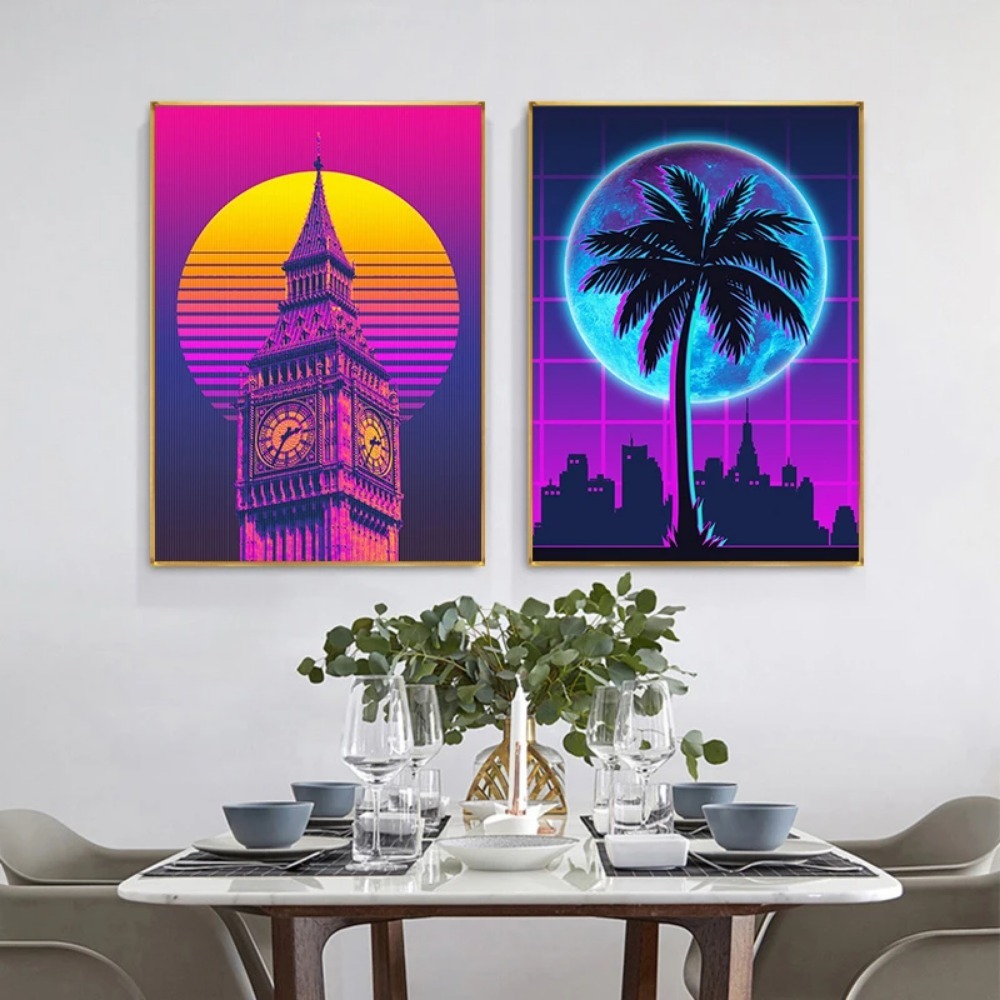 Neon Night City Street Fantasy - Home Cinema Room 评论和价格
