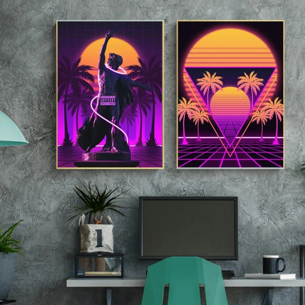 Neon Night City Street Fantasy - Home Cinema Room 评论和价格