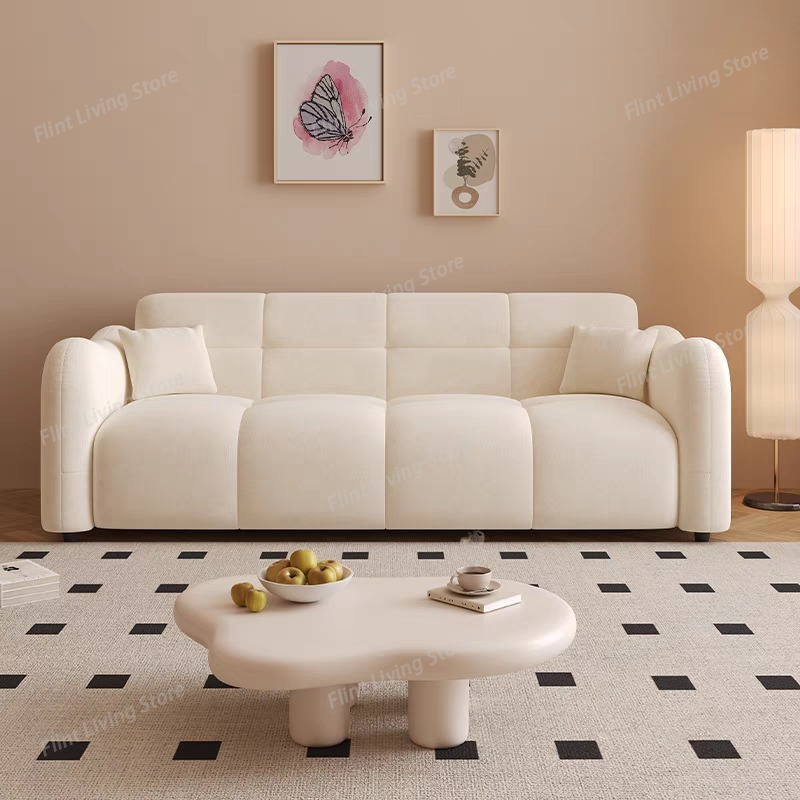 Relaxing Cream Living Room Sof - Home Cinema Lounge 评论和价格