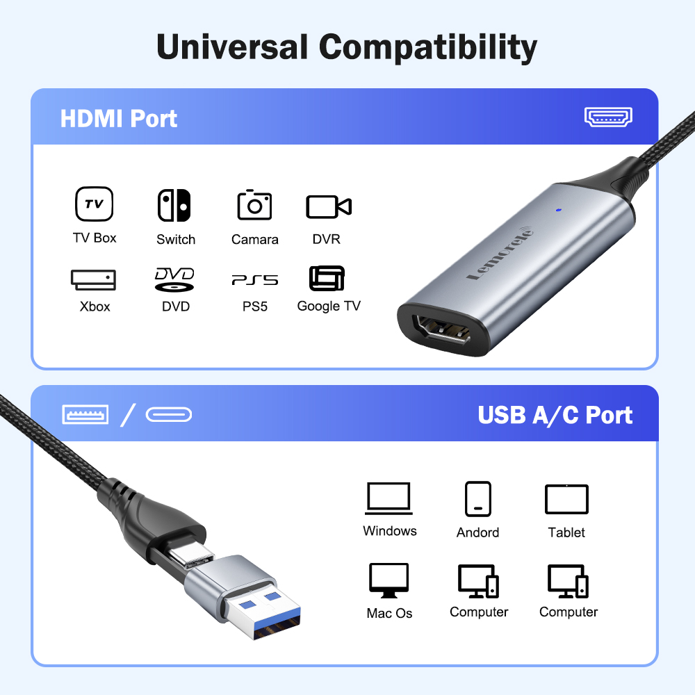 Lemorele USB 2.0 Video Capture - Home Cinema Usb 评论和价格