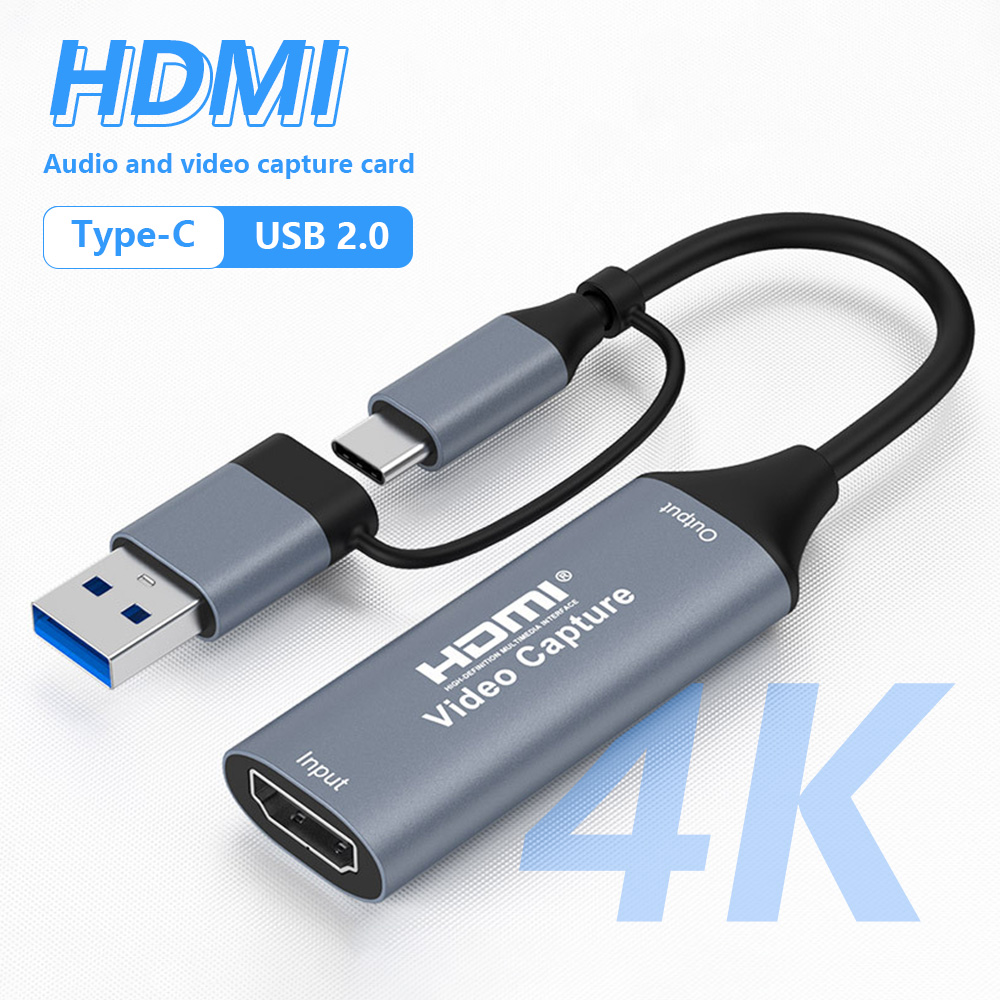 4K 2 in 1 USB 2.0 Video Captur - Home Cinema Usb 评论和价格