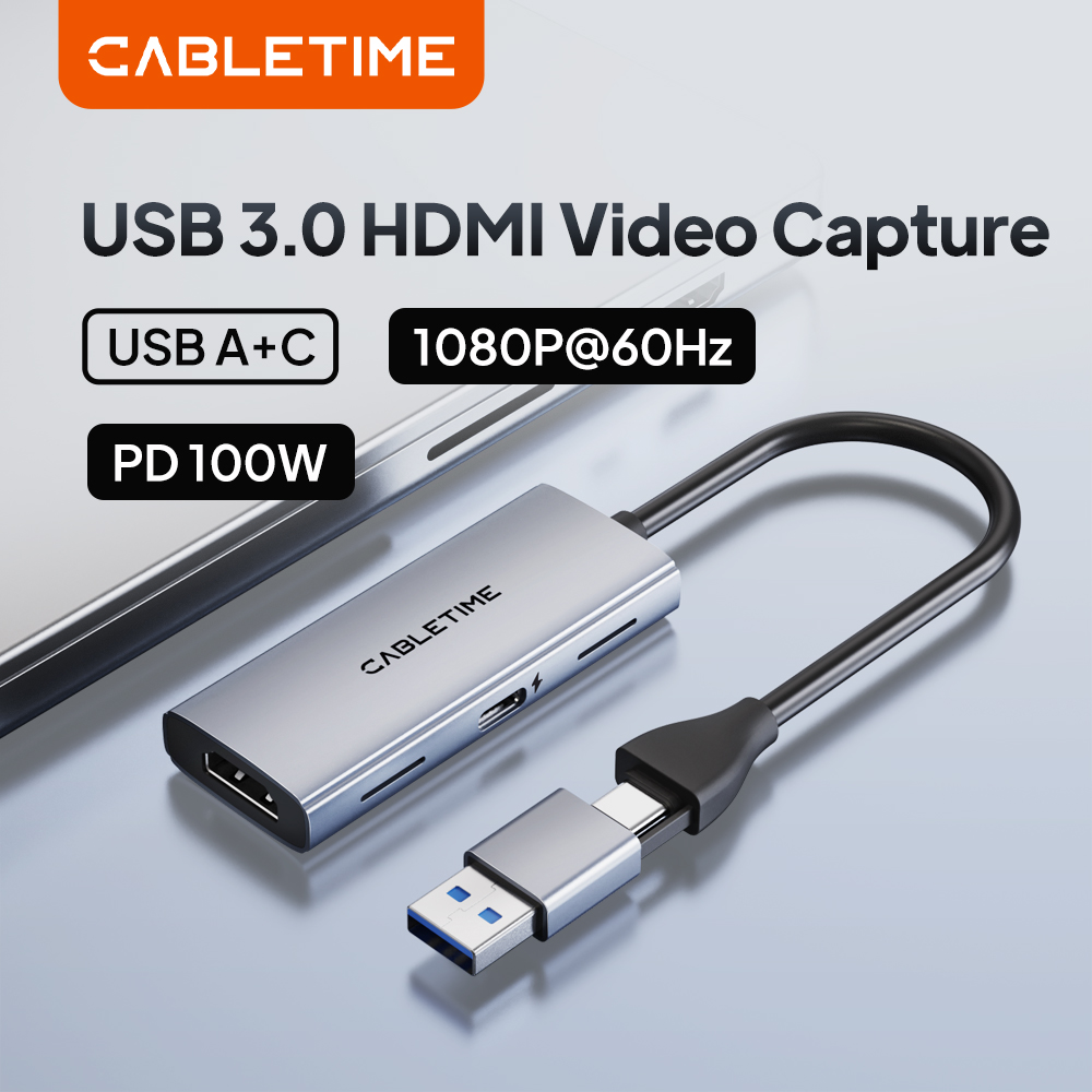 CABLETIME USB 3.0 HDMI Video C - Home Cinema Usb 评论和价格