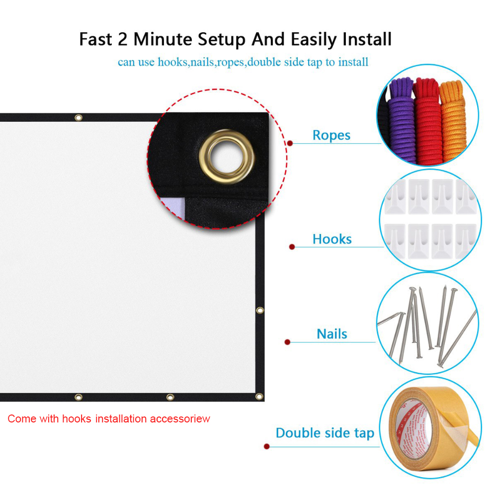 Salange Projection Screen Port - Home Cinema Blanc 评论和价格