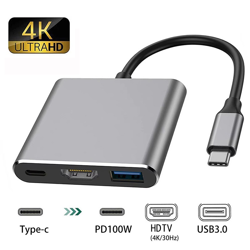 USB-C To HDMI-compatible 3 In  - Home Cinema Usb 评论和价格