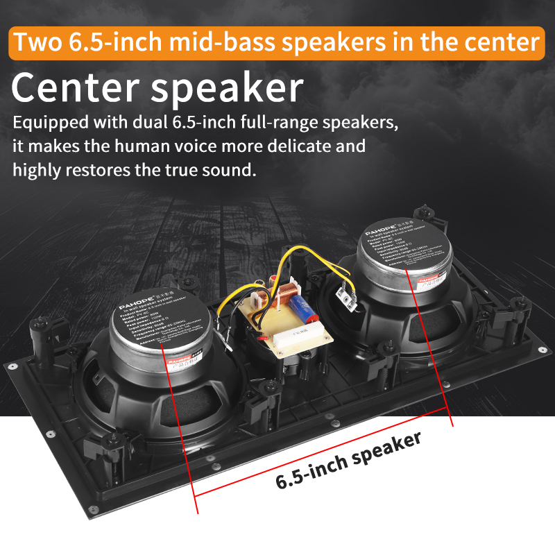HIFI Inwall Speaker 100watts C - Home Cinema Theater 评论和价格