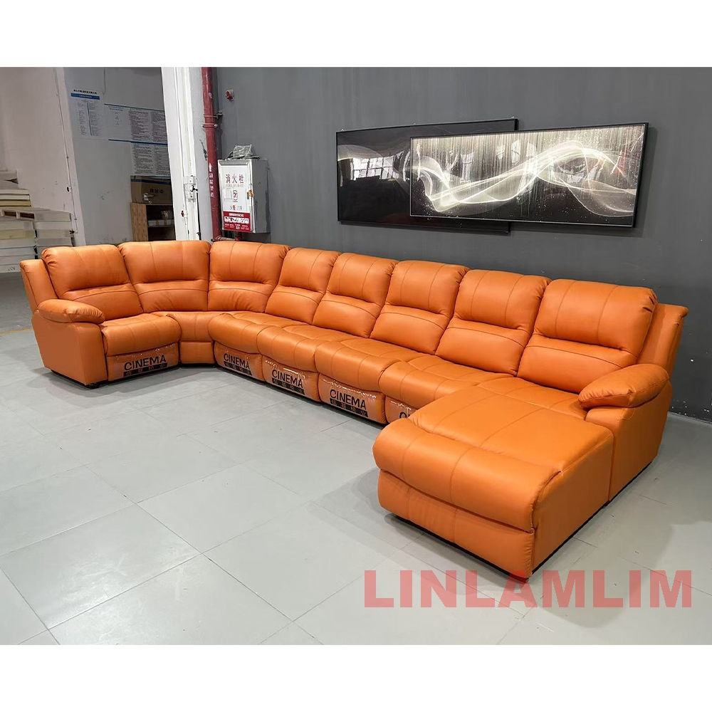 Luxury Oversized Sectional Rec - Home Cinema Theater 评论和价格