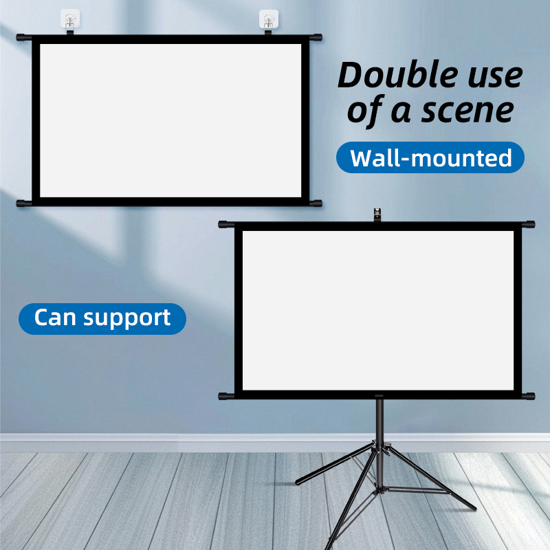 Projector Screen With Stand Fo - Home Cinema Blanc 评论和价格