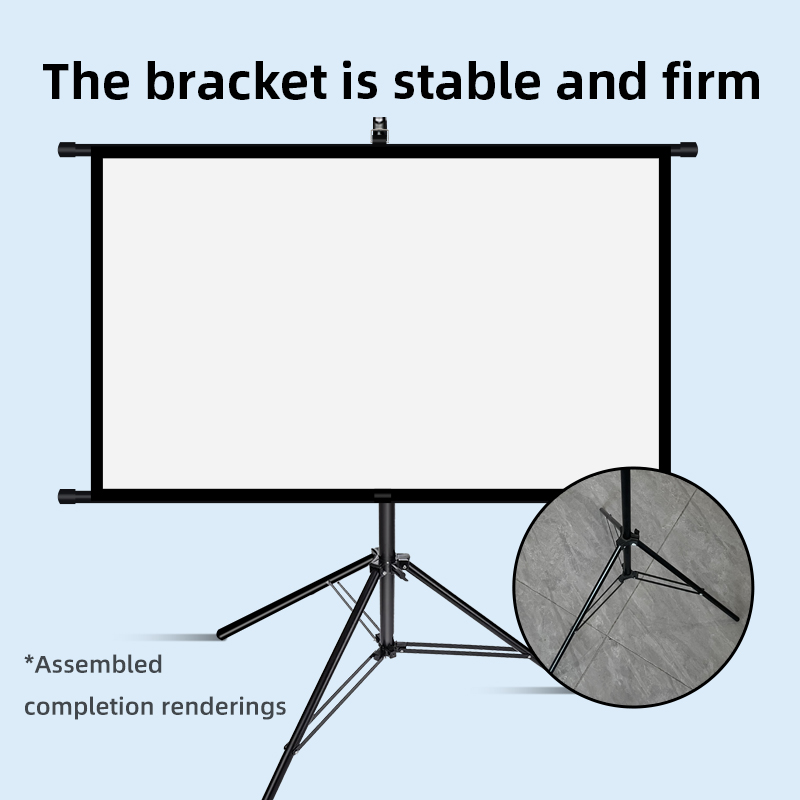 Projector Screen With Stand Fo - Home Cinema Blanc 评论和价格