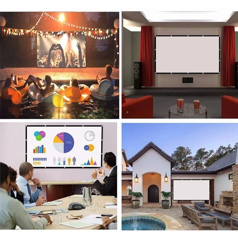 Yovanxer Portable Screen for P - Home Cinema Blanc 评论和价格