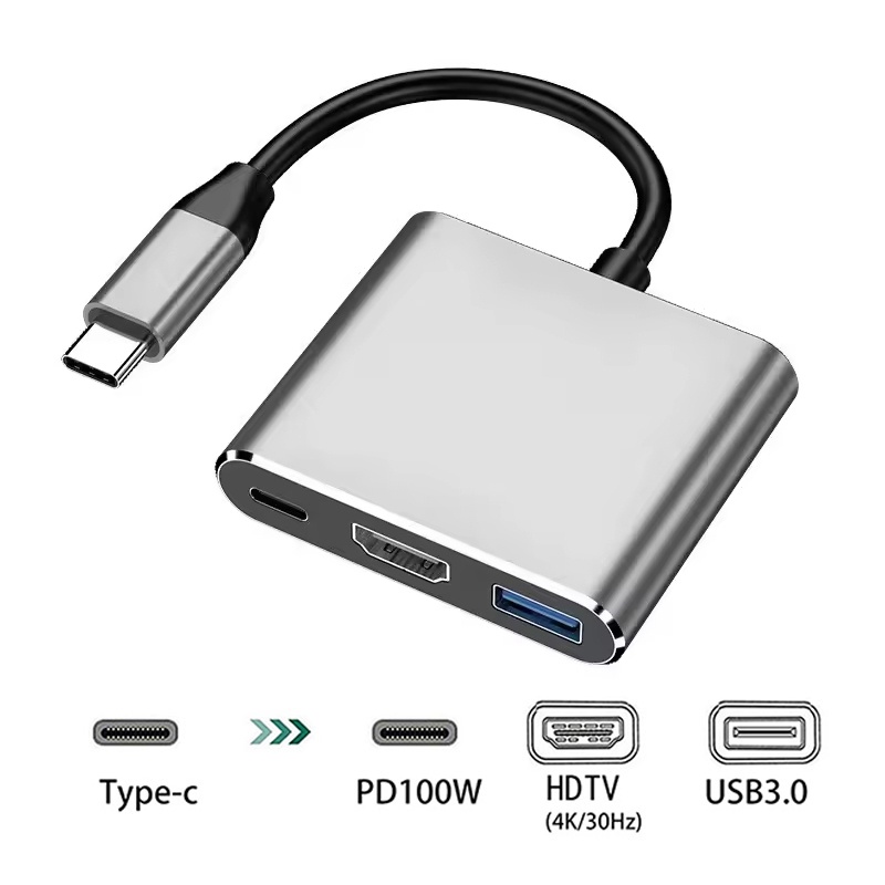 3 In 1 USB C to HDTV Hub USB C - Home Cinema Usb 评论和价格