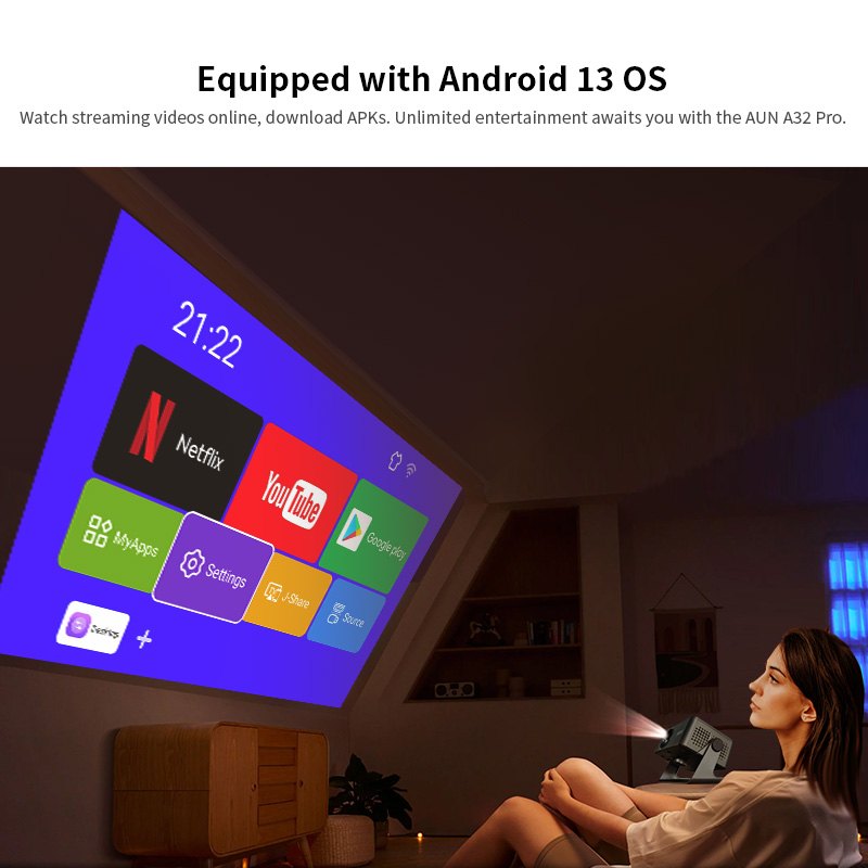 AUN A32 Pro Android 13 Project - Home Cinema Gadgets 评论和价格