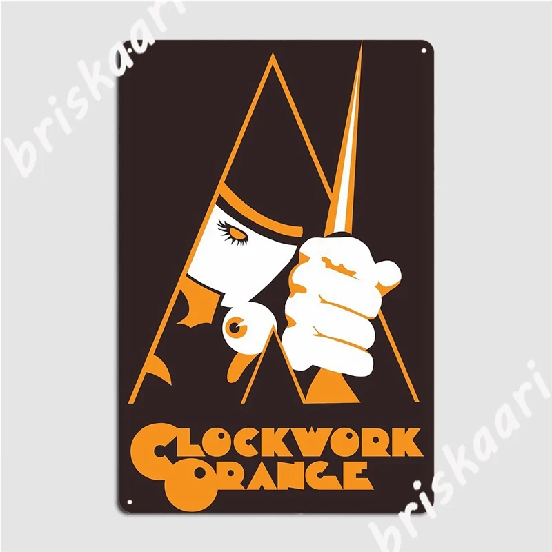 Clockwork Orange Metal Signs C - Home.Cinema Orange 评论和价格