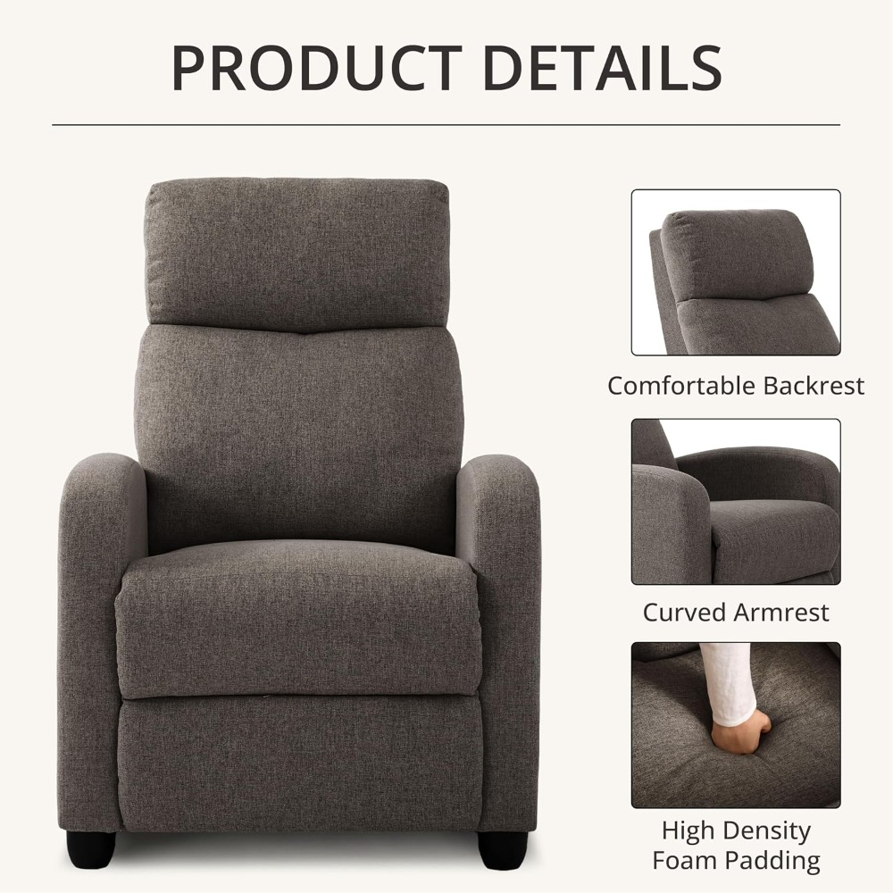 Modern Manual Push Back Reclin - Home Cinema Gadgets 评论和价格