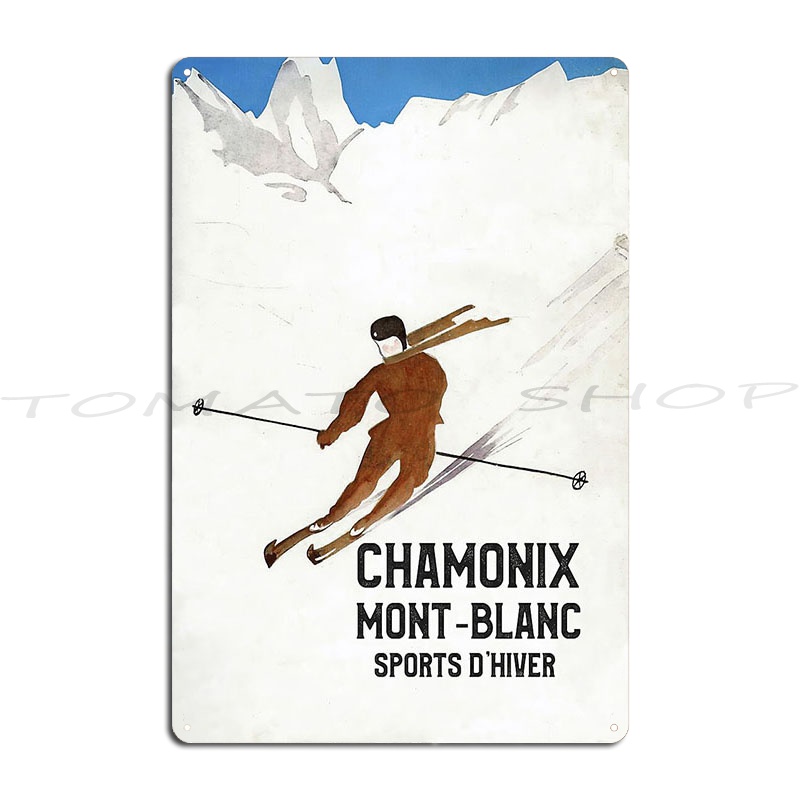Vintage Chamonix Mont Blanc Al - Home Cinema Blanc 评论和价格