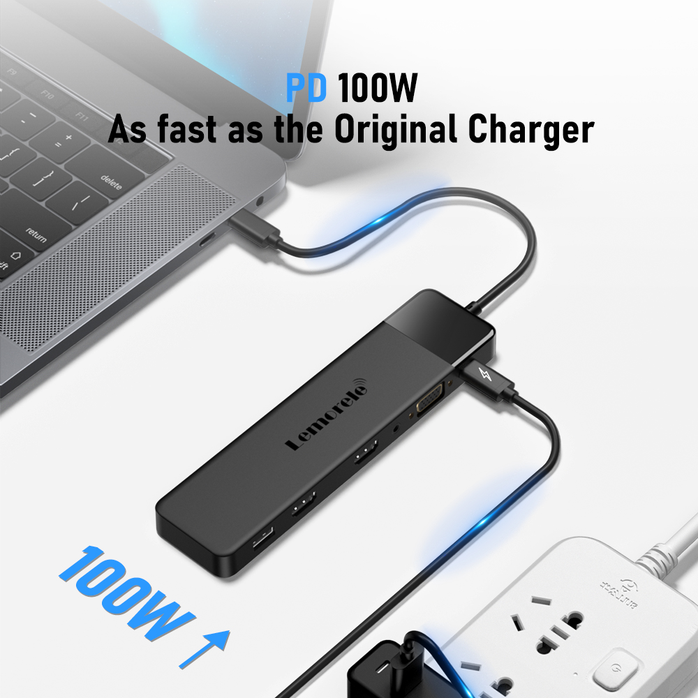 Lemorele 13-in-1 USB C HUB 4K3 - Home Cinema Usb 评论和价格