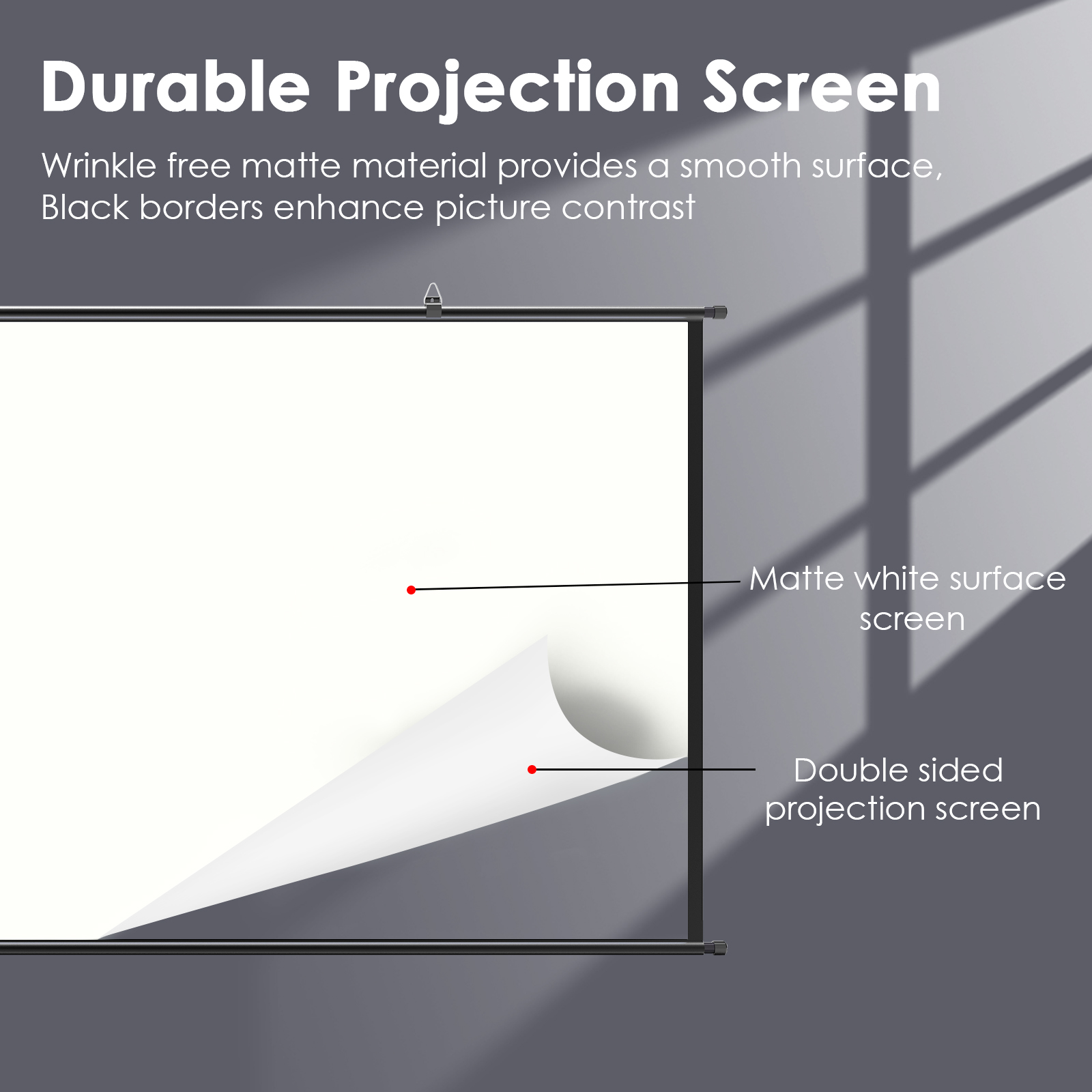 LEJIADA Wall Mounted Projector - Home Cinema Blanc 评论和价格