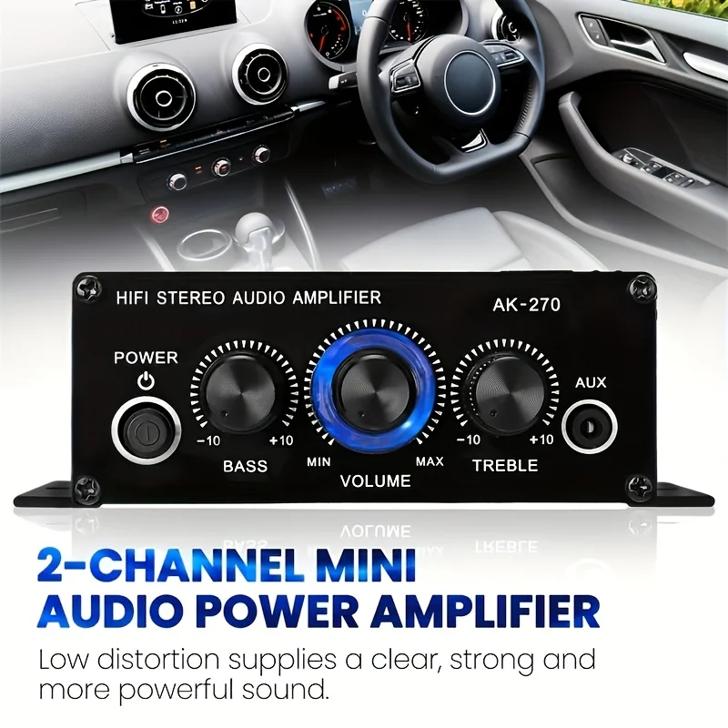 AK-270 400W Mini Power Amplifi - Home Cinema Theater 评论和价格