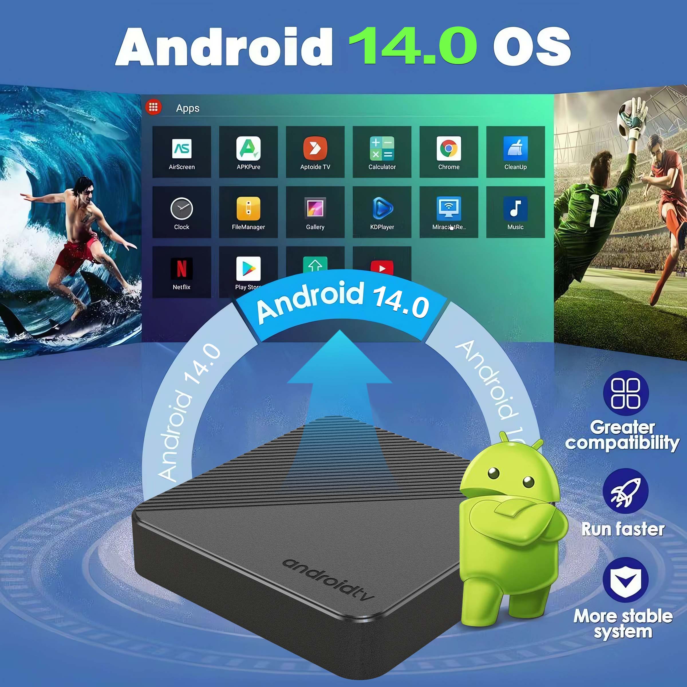 Android14 TV Box Smart Home Th - Home Cinema Gadgets 评论和价格