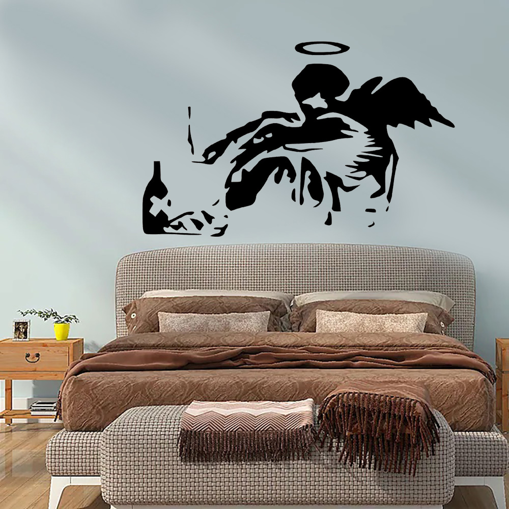 Banksy Fallen Angel Graffiti W - Home Cinema Room 评论和价格